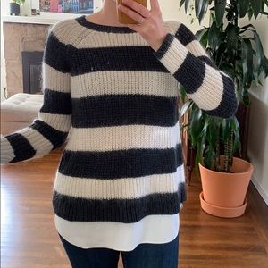 stripe sweater